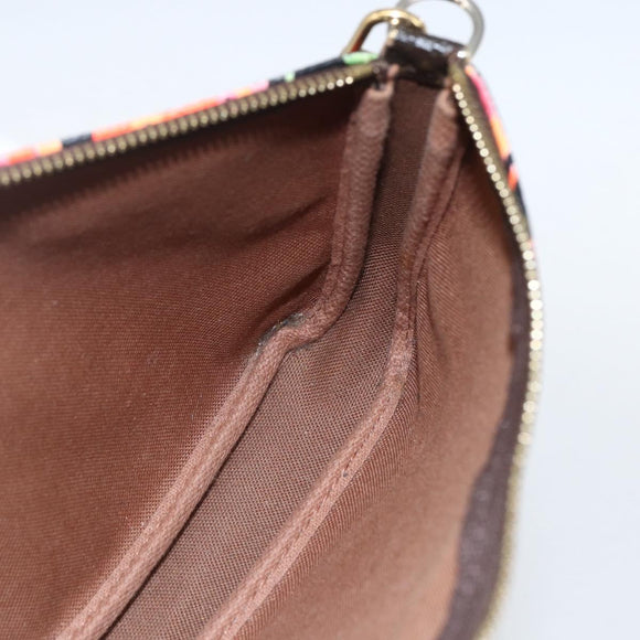 LOUIS VUITTON Monogram Rose Pochette Accessoires Pouch M48615 LV Auth 157055