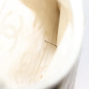 CHANEL Matelasse Cambon Line Shoulder Bag Calf Skin White Black CC Auth 157056-16