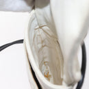 CHANEL Matelasse Cambon Line Shoulder Bag Calf Skin White Black CC Auth 157056-18