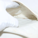 CHANEL Matelasse Cambon Line Shoulder Bag Calf Skin White Black CC Auth 157056-19