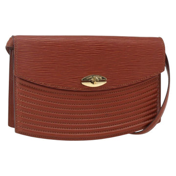 LOUIS VUITTON Epi Prebourg Shoulder Bag Brown M52563 LV Auth 157057