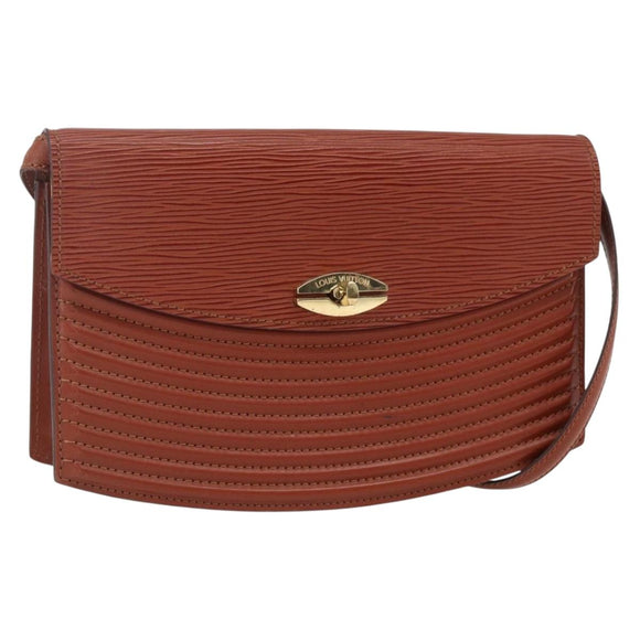 LOUIS VUITTON Epi Prebourg Shoulder Bag Brown M52563 LV Auth 157057