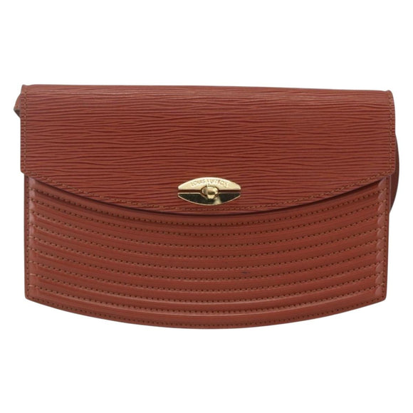 LOUIS VUITTON Epi Prebourg Shoulder Bag Brown M52563 LV Auth 157057