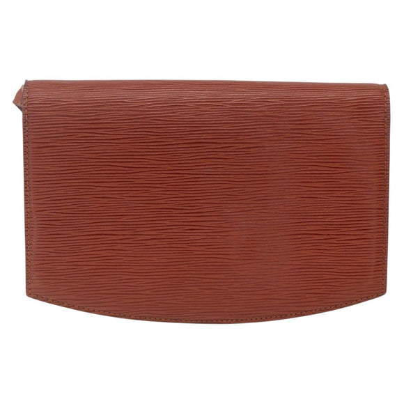 LOUIS VUITTON Epi Prebourg Shoulder Bag Brown M52563 LV Auth 157057