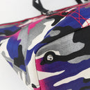 Christian Dior Trotter Canvas Anselmurail Bag Canvas Multicolor Auth 157060SAM-11