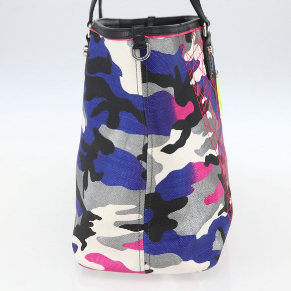 Christian Dior Trotter Canvas Anselmurail Bag Canvas Multicolor Auth 157060SAM