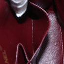 CHANEL Double Flap Matelasse 25 Chain Bag Lamb Skin Black Gold CC Auth 157061SAV-18