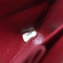 CHANEL Double Flap Matelasse 25 Chain Bag Lamb Skin Black Gold CC Auth 157061SAV-23