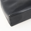 Salvatore Ferragamo Gancini Shoulder Bag Leather Black Gold Auth 157063-11