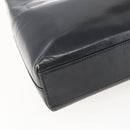 Salvatore Ferragamo Gancini Shoulder Bag Leather Black Gold Auth 157063-13