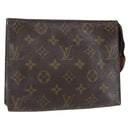 LOUIS VUITTON Monogram Poche Toilette 19 Pouch M47544 LV Auth 157064-1
