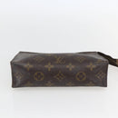 LOUIS VUITTON Monogram Poche Toilette 19 Pouch M47544 LV Auth 157064-6