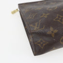 LOUIS VUITTON Monogram Poche Toilette 19 Pouch M47544 LV Auth 157064-14