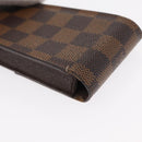 LOUIS VUITTON Damier Ebene Etui Cigarette Case N63024 LV Auth 157065-15