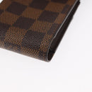 LOUIS VUITTON Damier Ebene Etui Cigarette Case N63024 LV Auth 157065-16