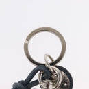 LOUIS VUITTON Leather Rope Key Charm metal Silver M62730 LV Auth 157066-11