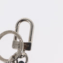 LOUIS VUITTON Leather Rope Key Charm metal Silver M62730 LV Auth 157066-6