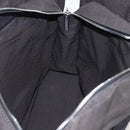 HERMES Her LineMM Hand Bag Canvas Gray Silver Auth 157067-16