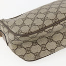 GUCCI GG Supreme Web Sherry Line Bag PVC Beige Gold 89 02 054 Auth 157071-13