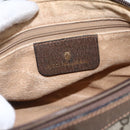 GUCCI GG Supreme Web Sherry Line Bag PVC Beige Gold 89 02 054 Auth 157071-15