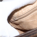 GUCCI GG Supreme Web Sherry Line Bag PVC Beige Gold 89 02 054 Auth 157071-16