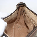 GUCCI GG Supreme Web Sherry Line Bag PVC Beige Gold 89 02 054 Auth 157071-19