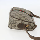GUCCI GG Supreme Web Sherry Line Bag PVC Beige Gold 89 02 054 Auth 157071-5
