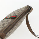 GUCCI GG Supreme Web Sherry Line Bag PVC Beige Gold 89 02 054 Auth 157071-6