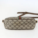 GUCCI GG Supreme Web Sherry Line Bag PVC Beige Gold 89 02 054 Auth 157071-9