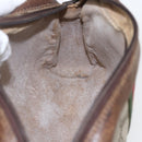 GUCCI GG Supreme Web Sherry Line Bag PVC Beige Gold 98 69 014 3553 Auth 157073-16