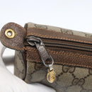 GUCCI GG Supreme Web Sherry Line Bag PVC Beige Gold 98 69 014 3553 Auth 157074-8