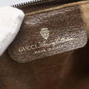 GUCCI GG Supreme Web Sherry Line Bag PVC Beige Gold 98 69 014 3553 Auth 157074-17
