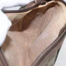 GUCCI GG Supreme Web Sherry Line Bag PVC Beige Gold 98 69 014 3553 Auth 157074-18