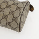 GUCCI GG Supreme Web Sherry Line Bag PVC Beige Gold 98 69 014 3553 Auth 157074-7