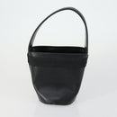 Salvatore Ferragamo Gancini Vala Hand Bag Leather 3 Set Black Auth 157075-10
