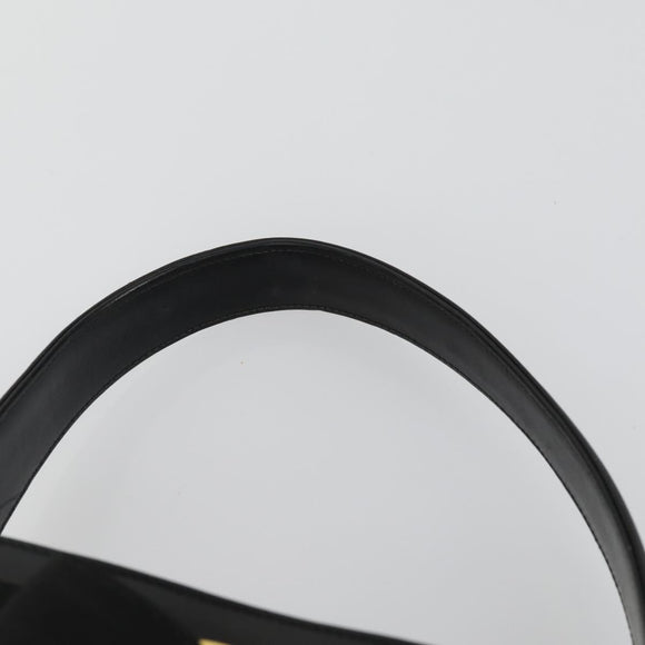 Salvatore Ferragamo Gancini Vala Hand Bag Leather 3 Set Black Auth 157075
