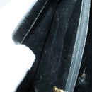 Salvatore Ferragamo Gancini Vala Hand Bag Leather 3 Set Black Auth 157075-16