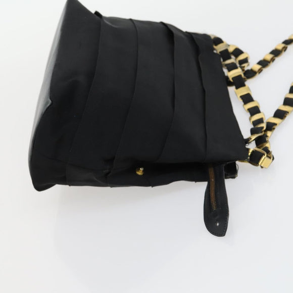 Salvatore Ferragamo Gancini Vala Hand Bag Leather 3 Set Black Auth 157075