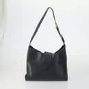 Salvatore Ferragamo Gancini Vala Hand Bag Leather 3 Set Black Auth 157075-3