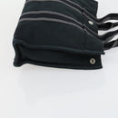 HERMES Fourre ToutPM Hand Bag Canvas 2 Set Black Auth 157076-12