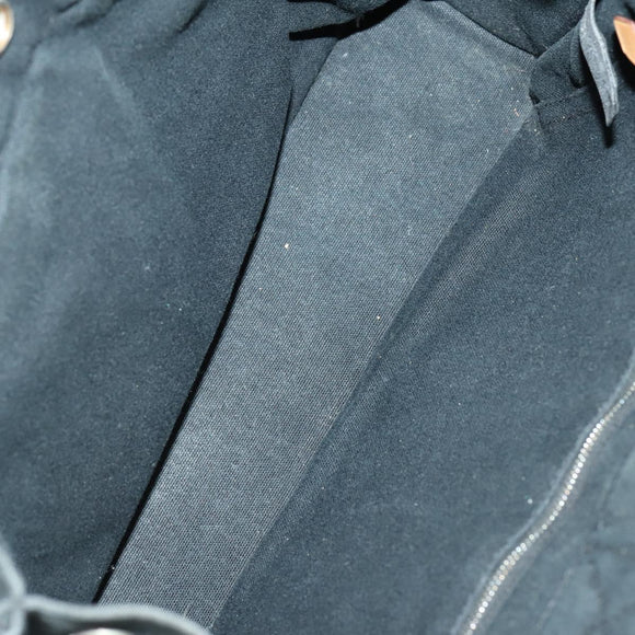 HERMES Fourre ToutPM Hand Bag Canvas 2 Set Black Auth 157076