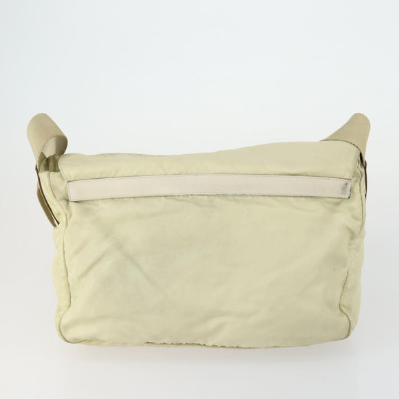 PRADA Tote Bag Nylon 2 Set Black Beige Auth 157078