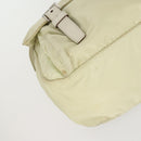 PRADA Tote Bag Nylon 2 Set Black Beige Auth 157078-8