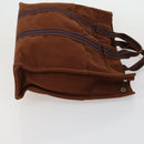 HERMES Brown Fourre Tout Hand Bag Canvas 4 Set Black Navy gray Auth 157079-10