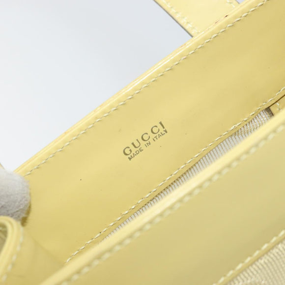 GUCCI Mesh Hand Bag Leather Green 000 2058 0500 5 Auth 157104