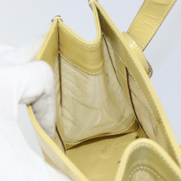 GUCCI Mesh Hand Bag Leather Green 000 2058 0500 5 Auth 157104