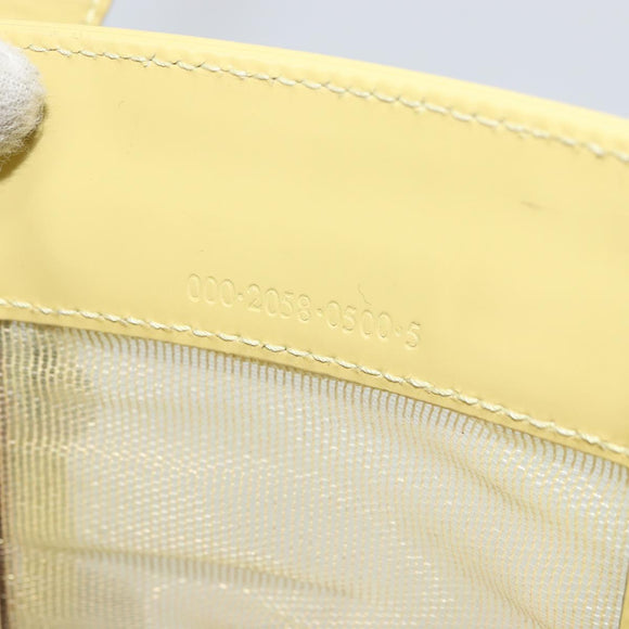 GUCCI Mesh Hand Bag Leather Green 000 2058 0500 5 Auth 157104