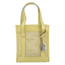 GUCCI Mesh Hand Bag Leather Green 000 2058 0500 5 Auth 157104-2