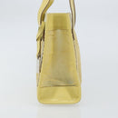 GUCCI Mesh Hand Bag Leather Green 000 2058 0500 5 Auth 157104-4