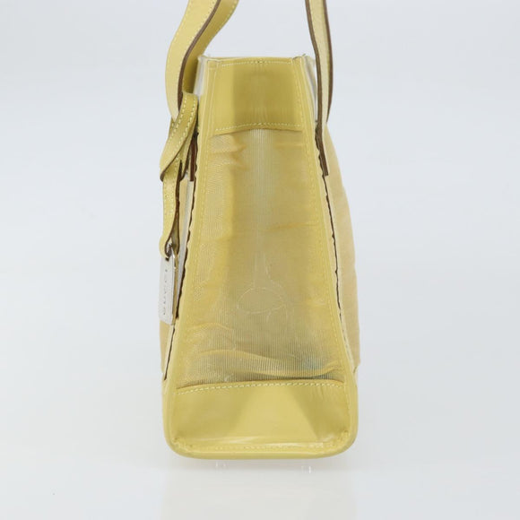 GUCCI Mesh Hand Bag Leather Green 000 2058 0500 5 Auth 157104